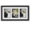 12 Pack: 3 Opening Black Studio 5" x 7" Collage Frame with Mat, Portrait Collection by Studio Décor®